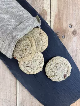 Cookies bio en vrac à l’amande – Sac 1,050 kg, 60 biscuits artisanaux Le Petit Namurois
