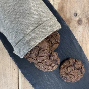 Cookies bio en vrac chocolat noir intense – Sac 1,050 kg, 60 biscuits artisanaux Le Petit Namurois