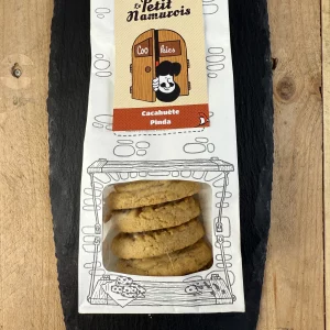 Paquet de cookies bio à la cacahuète 125 g – 5 biscuits artisanaux Le Petit Namurois