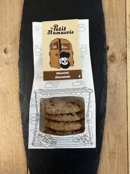 Paquet de cookies bio 125 g aux pépites de chocolat noir – Le Petit Namurois