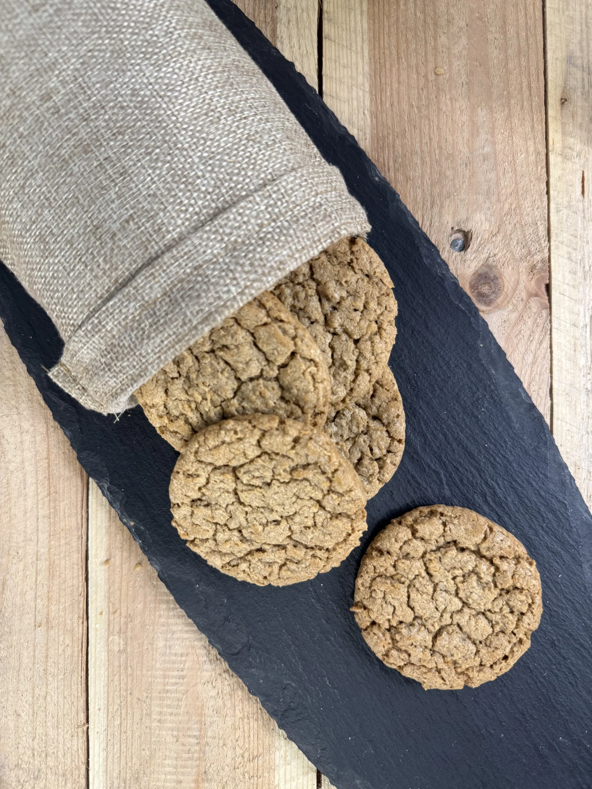 Cookies bio en vrac à la vanille de Madagascar – Sac 1,050 kg, 60 biscuits artisanaux Le Petit Namurois